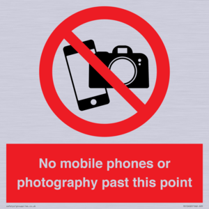 PV12402: No mobile phones or photography past this point