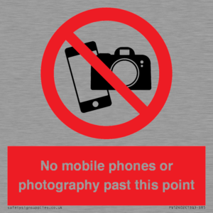 PV12402: No mobile phones or photography past this point