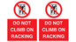 PV12431: DO NOT CLIMB ON RACKING