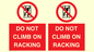 PV12431: DO NOT CLIMB ON RACKING