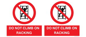 PV12431: DO NOT CLIMB ON RACKING