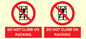 PV12431: DO NOT CLIMB ON RACKING