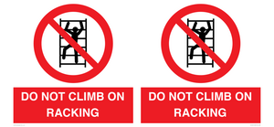 PV12431: DO NOT CLIMB ON RACKING