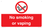 PV12455: No smoking or vaping