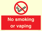 PV12455: No smoking or vaping