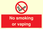 PV12455: No smoking or vaping