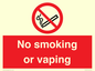 PV12455: No smoking or vaping