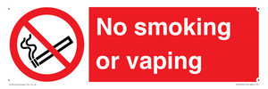 PV12455: No smoking or vaping