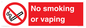 PV12455: No smoking or vaping