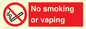PV12455: No smoking or vaping