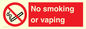 PV12455: No smoking or vaping