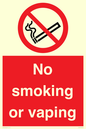 PV12455: No smoking or vaping