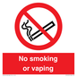 PV12455: No smoking or vaping