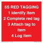 PV12464: 5S RED TAGGING 1 Identify item 2 Complete red tag 3 Attach tag to item 4 Log item