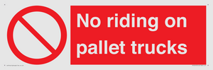 PV12470: No riding on pallet trucks