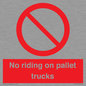 PV12470: No riding on pallet trucks