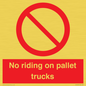PV12470: No riding on pallet trucks