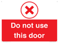 PV12762: Do not use this door