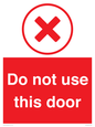 PV12762: Do not use this door