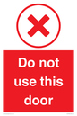PV12762: Do not use this door