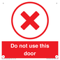 PV12762: Do not use this door