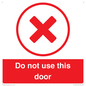 PV12762: Do not use this door