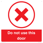 PV12762: Do not use this door