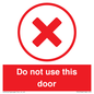 PV12762: Do not use this door