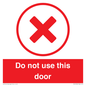 PV12762: Do not use this door