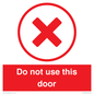 PV12762: Do not use this door