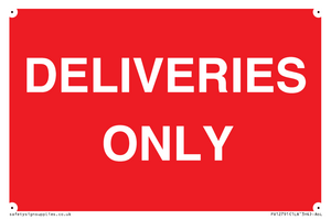 PV12791: DELIVERIES ONLY