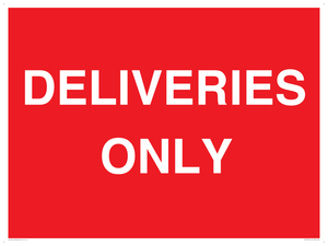 PV12791: DELIVERIES ONLY