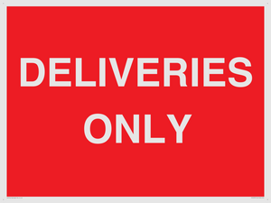 PV12791: DELIVERIES ONLY