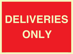 PV12791: DELIVERIES ONLY