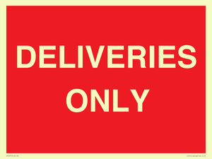 PV12791: DELIVERIES ONLY
