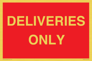 PV12791: DELIVERIES ONLY
