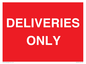 PV12791: DELIVERIES ONLY