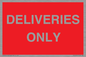PV12791: DELIVERIES ONLY