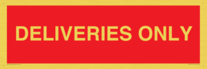 PV12791: DELIVERIES ONLY