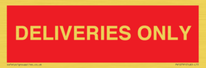 PV12791: DELIVERIES ONLY