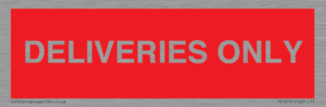 PV12791: DELIVERIES ONLY