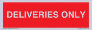 PV12791: DELIVERIES ONLY