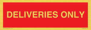 PV12791: DELIVERIES ONLY