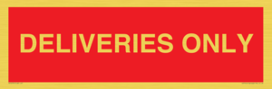 PV12791: DELIVERIES ONLY