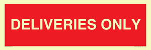 PV12791: DELIVERIES ONLY