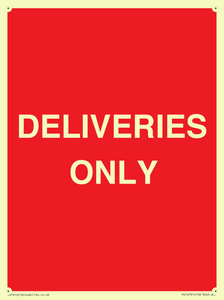 PV12791: DELIVERIES ONLY