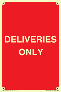 PV12791: DELIVERIES ONLY
