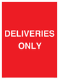 PV12791: DELIVERIES ONLY