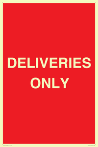 PV12791: DELIVERIES ONLY