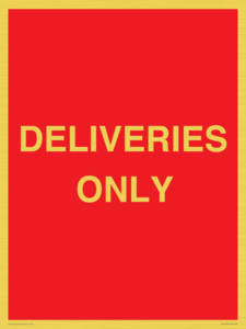 PV12791: DELIVERIES ONLY